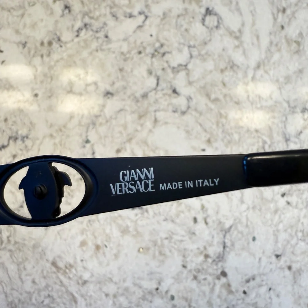 Vintage Versace S50 Sunglasses Italy 90's‎